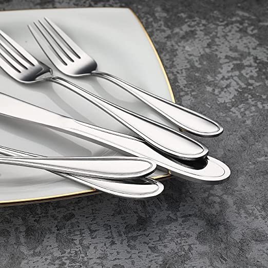 353892101_6622822037739755_6466269281540464347_n 20 Piece Stainless Steel Double Line Flatware Cutlery Set for Home Kitchen Restauran - Image 1