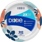 90 Count Disposable Paper Plates - Image 2