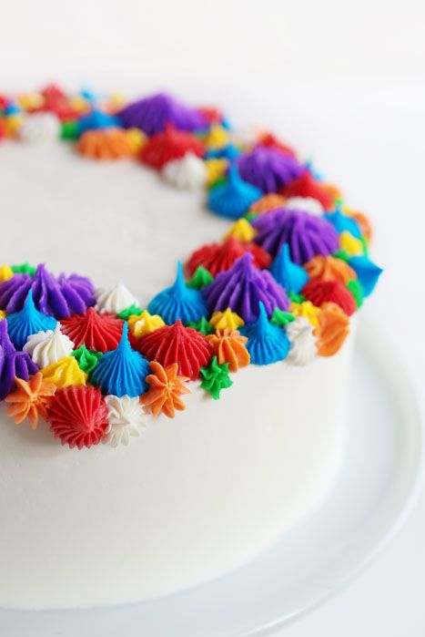 8-cake-decorating-ideas-rainbow-cake Rainbow Cake - Image 1