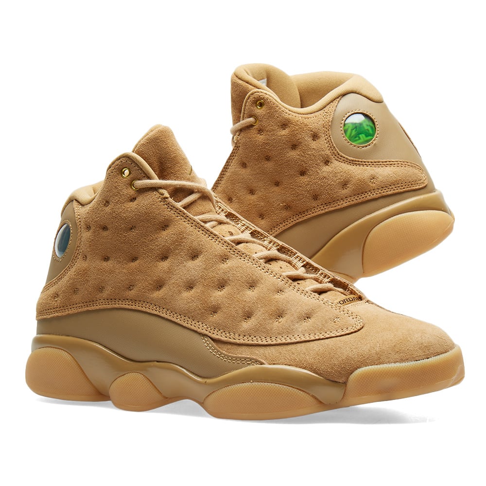 R (21) Nike Leather Air Jordan 13 Retro Gold - Image 1