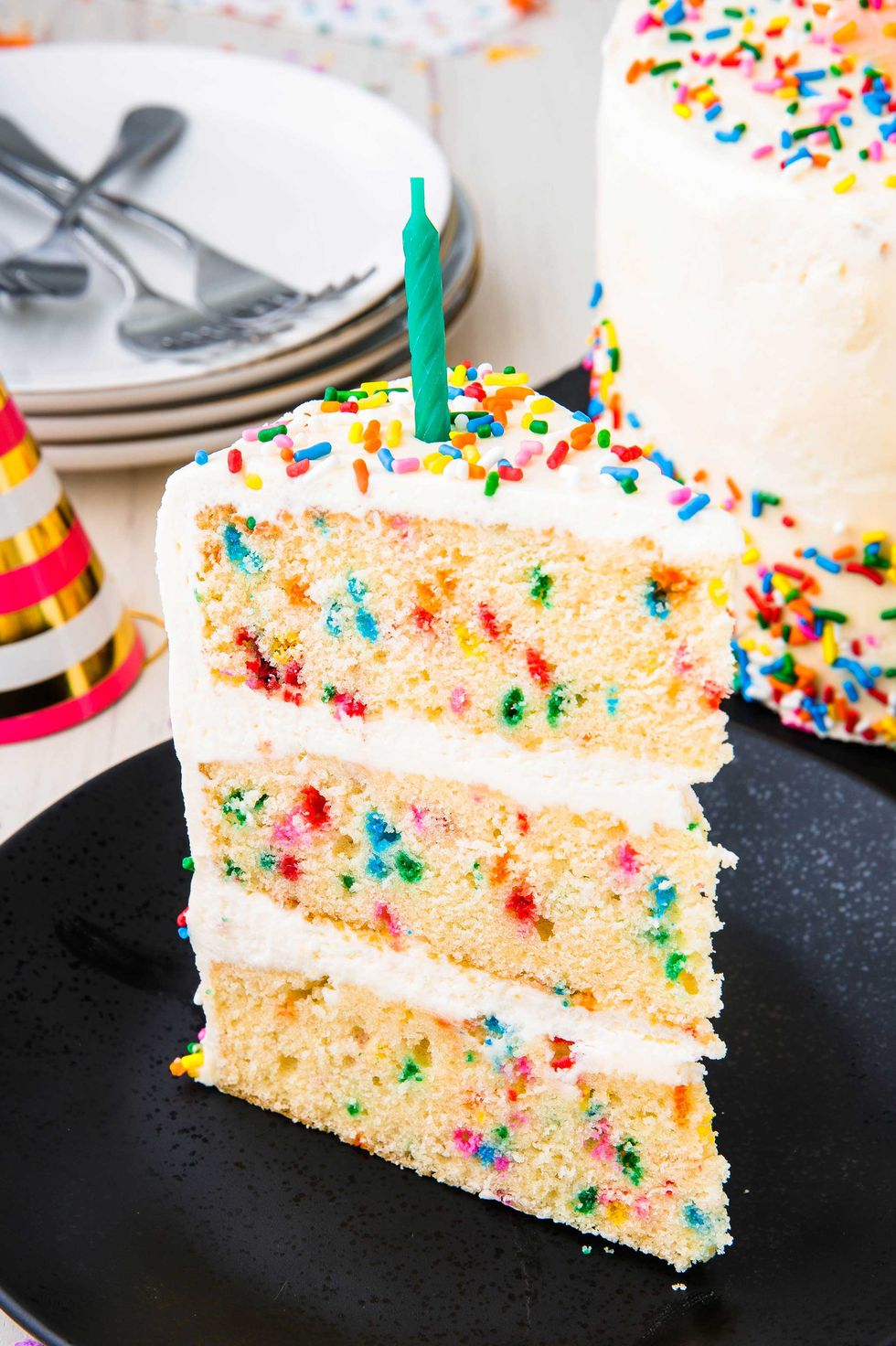 birthday-cake-verticle-1537306230 Confetti cake - Image 1