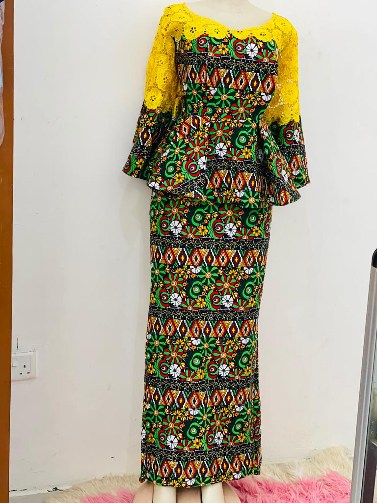 14a8a8ee-4ead-4ee3-bc28-81faad73c1fc Cotton Blouse And Skirt African Dreass - Image 1