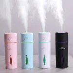 Double Spray Air Humidifier Cup With Led Lights Display - Image 2