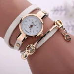 Ladies Leather Watch And Bracelet - Image 3