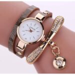 Ladies Leather Watch And Bracelet - Image 2